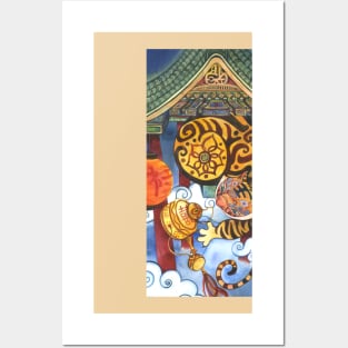 Chinese Tiger Posters and Art